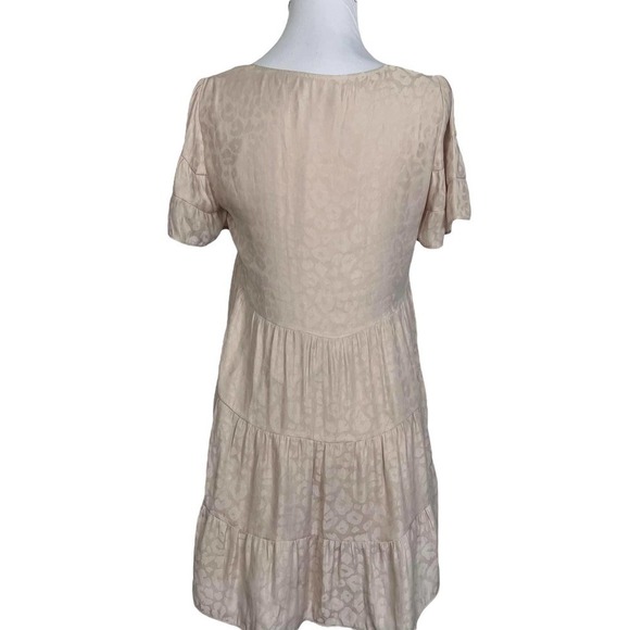 SHOW Me Your Mumu Dress Pink Leopard Print‎ Babydoll Size XS - Picture 3 of 7